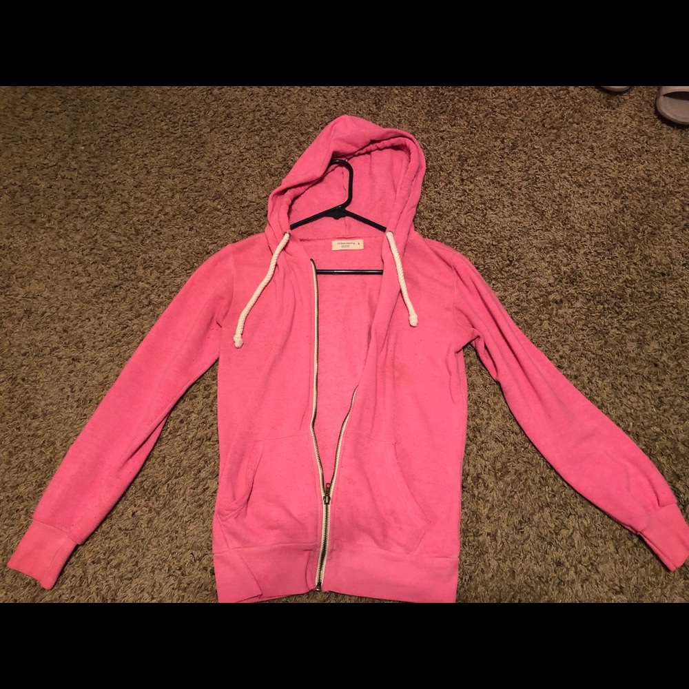 Pink hoodie